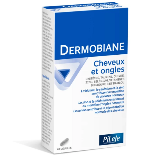 Pileje Dermobiane Cheveux & Ongles 40 gelules