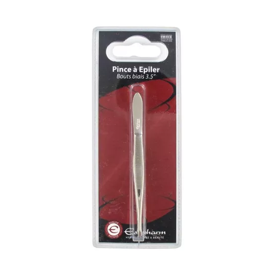 Pince à Epiler Bouts Biais 3.5"
