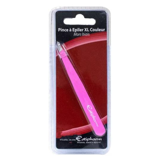 Pince à Epiler XL Couleur Mors Biais (Couleurs Aléatoires)