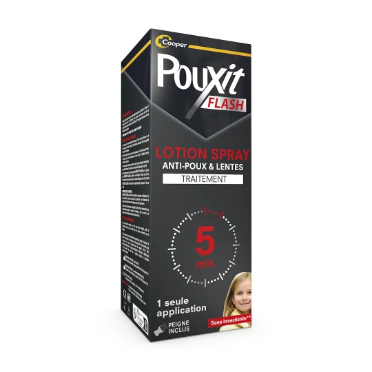 Pouxit Flash Lotion Spray Anti-Poux et Lentes 150ml