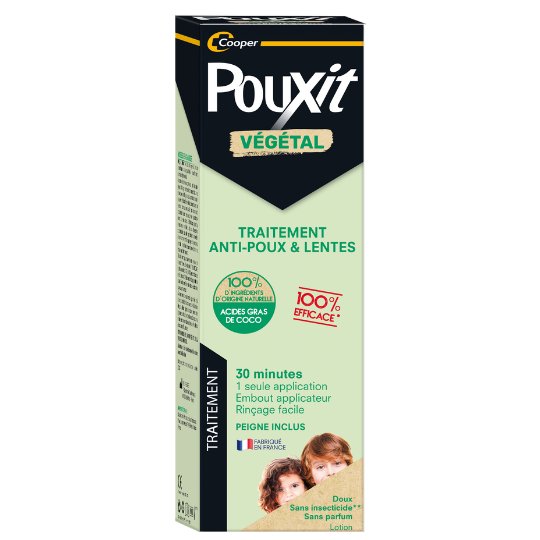 POUXIT VEGETAL - Traitement anti-poux et Lentes - 200 ml