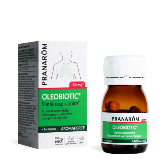 Pranarom Oleobiotic Santé respiratoire 15 capsules