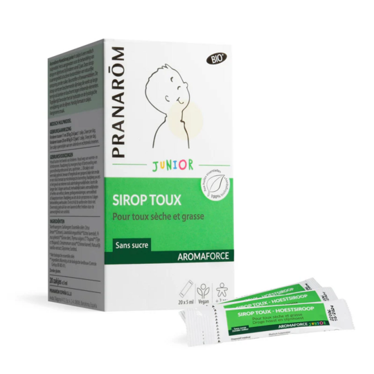 Pranarom Sirop toux junior - Dispositif Médical 20 x 5 ml