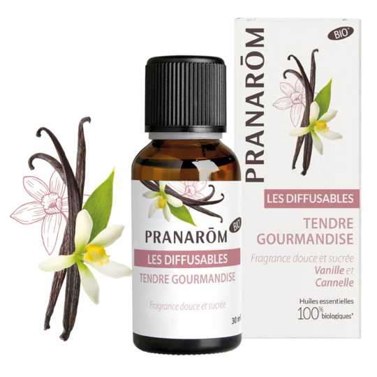 Pranarom Huile Essentielle à diffuser Tendre gourmandise BIO 30 ml