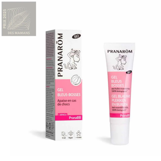 Pranarôm PranaBB Gel bleus-bosses bio 15 ml – soin apaisant bébé