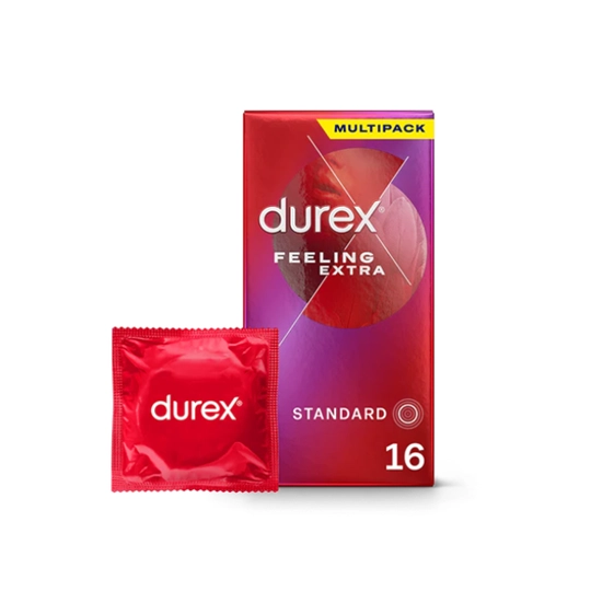 Durex Feeling Extra 16 Préservatifs fins et lubrifiés