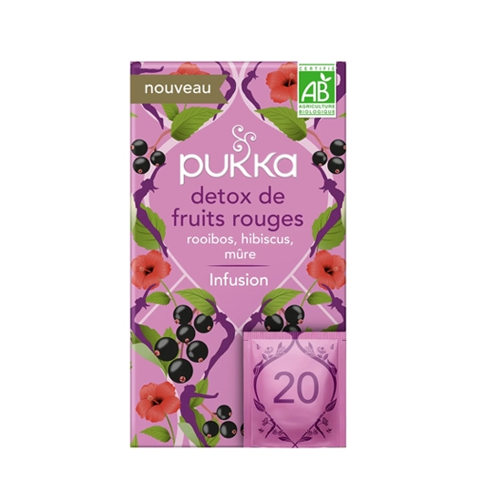 Pukka Infusion Fruits Rouges Détox BIO 20 sachets