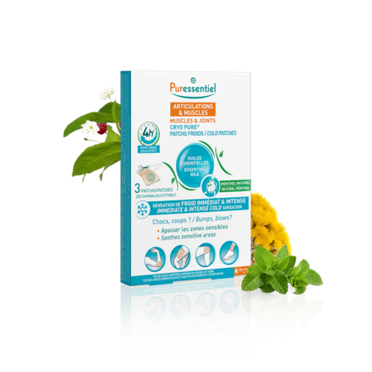 Puressentiel Patchs Froids Cryo Pure Articulations & Muscles 3 patchs