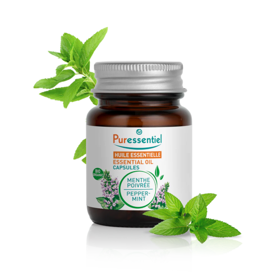 Puressentiel Capsules de Menthe Poivrée BIO 60 capsules
