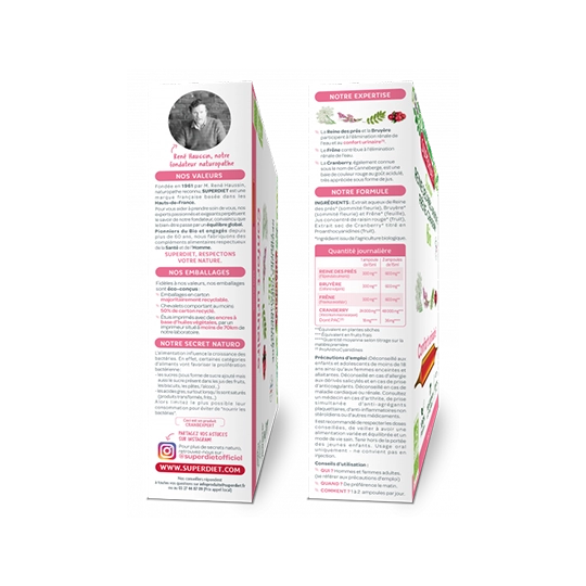Superdiet Quatuor Confort Urinaire 20 ampoules