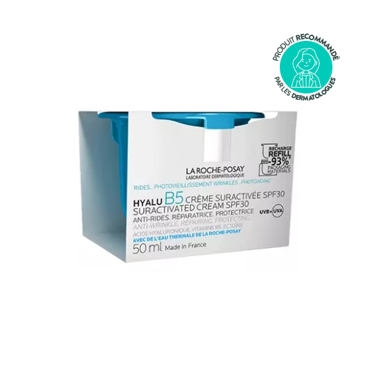 La Roche-Posay Hyalu B5 Recharge crème anti-rides SPF30 visage tous types de peaux 50 ml