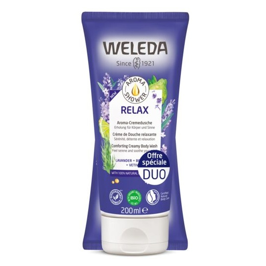 RELAX - Crème de Douche Relaxante - Lot de 2 x 200 ml