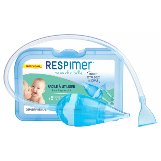 RESPIMER BEBE - Mouche bébé - 1 Unité + 5 Filtres Protecteurs