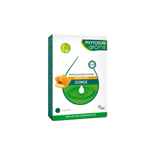 Pastilles Sans Sucres Miel - 24 pastilles