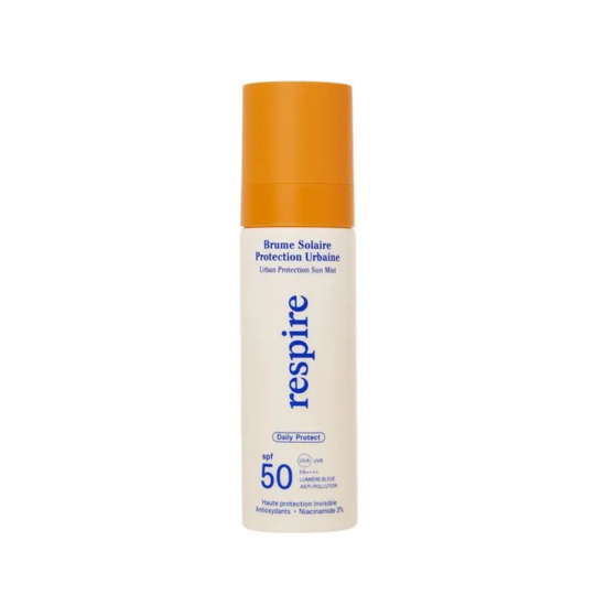 Respire Brume Solaire protection urbaine SPF50 visage 75ml hydratante