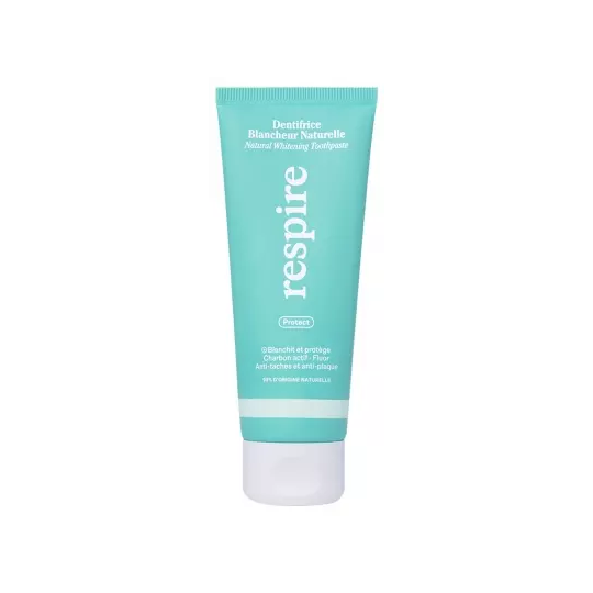 Respire Dentifrice blancheur naturelle 75 ml – dentifrice hygiène blancheur