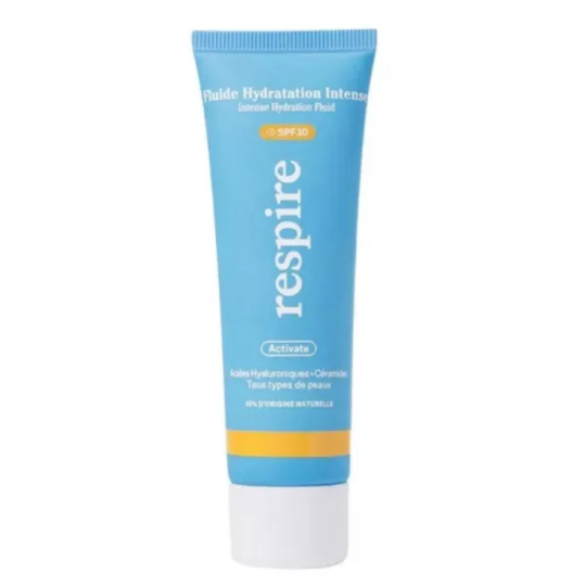 Respire Fluide Hydratation intense SPF30 50 ml – soin hydratant protecteur visage