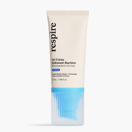 Respire Gel-crème hydratant barrière 50 ml — soin visage hydratant matifiant 48h