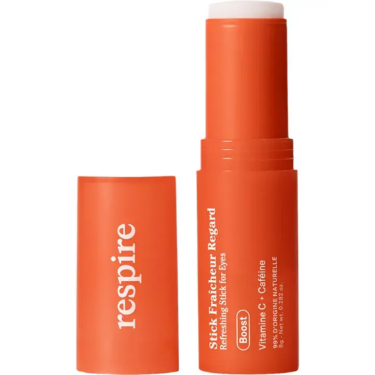 Respire Boost stick fraîcheur regard vitamine C caféine cernes poches 8 g —  contour des yeux