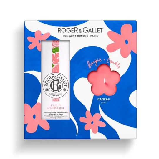 Roger & Gallet Fleur de Figuier Coffret Eau Parfumée Bienfaisante 200 g coffret parfumé relaxant