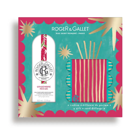 Roger & Gallet Fleur de Figuier Coffret Eau Parfumée 100 ml + Diffuseur de Parfum coffret parfumé relaxant