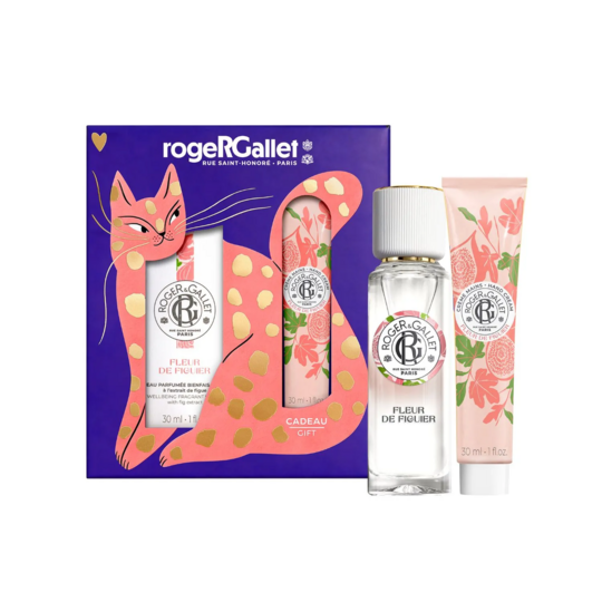 Roger & Gallet coffret Fleur de Figuier 2x30 ml — duo eau parfumée et crème mains