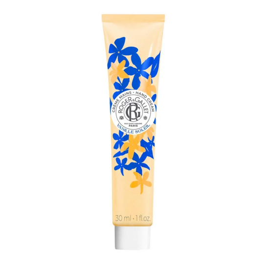 Roger & Gallet Vanille Soleil crème mains 30 ml – soin nourrissant ensoleillé