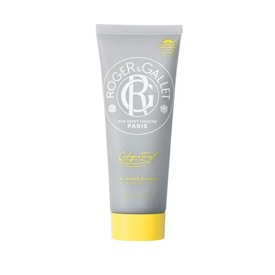 Roger & Gallet Cologne Twist gel après-rasage 75 ml — soin apaisant feu du rasoir