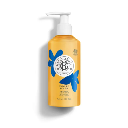 Roger & Gallet Vanille Soleil lait corps bienfaisant 250 ml hydratant parfumé