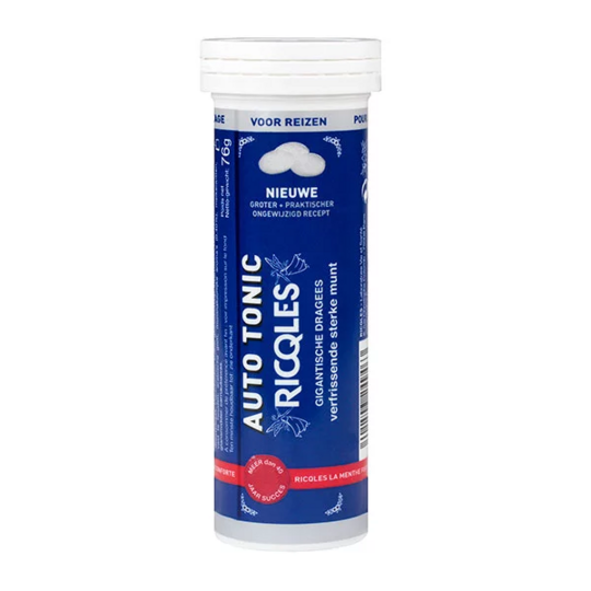 Ricqlès Auto Tonic dragées géantes 76 g — bonbons menthe forte rafraîchissants pour voyage