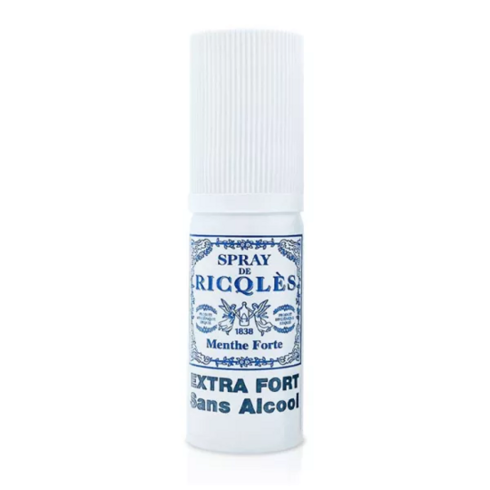 Ricqlès spray buccal extra fort mentholé 15 ml — haleine fraîche sans alcool ni sucre