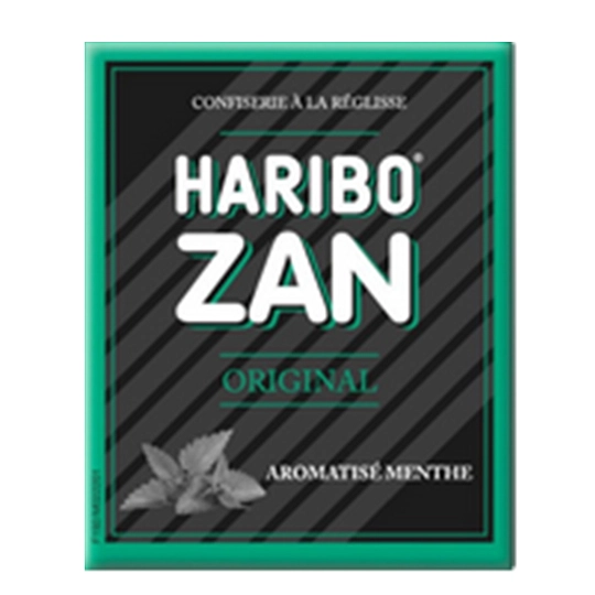 Haribo Zan Menthe - Pain de réglisse mentholé 12 g