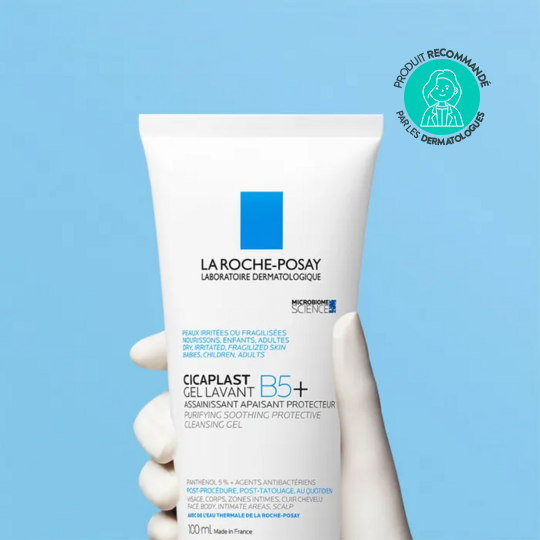 La Roche-Posay Cicaplast Lavant B5+ 100 ml, Gel Lavant B5 assainissant apaisant protecteur