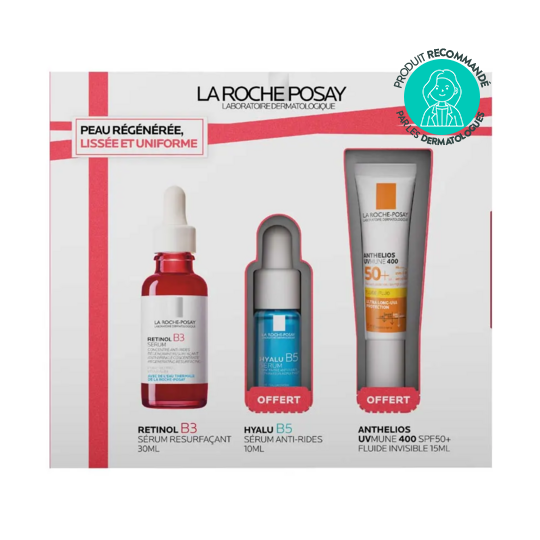 La Roche-Posay Retinol B3 Coffret Sérum Peau régénérée, lissée et uniforme — Anti-âge & anti-rides