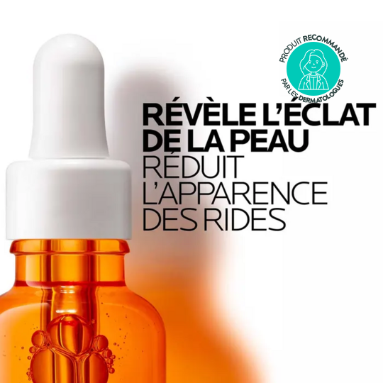 La Roche-Posay Pure Vitamin C12 Coffret Sérum Éclat Anti-rides & Hyalu B5 Suractivé 10ml + Eau Micellaire 50ml — Anti-oxydant & peau lumineuse