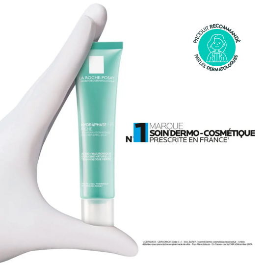 La Roche-Posay Hydraphase HA Riche 40 ml, Crème hydratante à l'acide hyaluronique