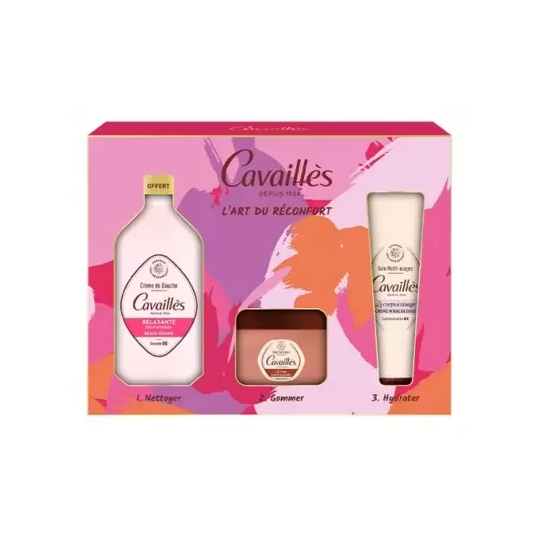 Rogé Cavaillès Coffret de Noël L’Art du Réconfort - Soins corps peau sèche et sensible