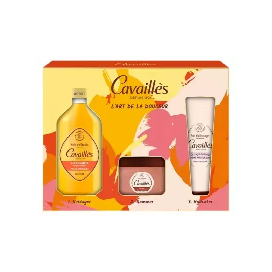 Cavaillès Coffret L’Art de la Douceur - Soins corps surgras hydratants