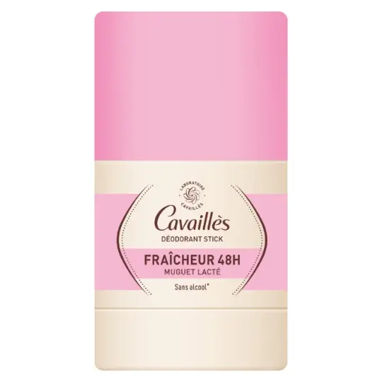 Rogé Cavaillès déodorant stick fraîcheur 48h muguet lacté 50 ml — protection anti-odeurs peaux sensibles