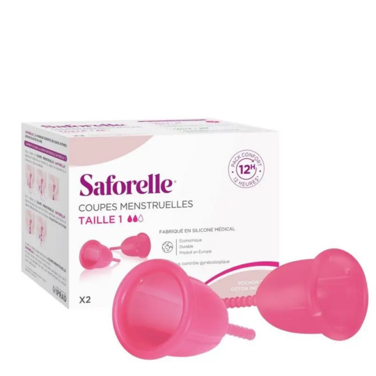 Saforelle Coupes Menstruelles Taille 1 x2