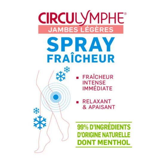 Santé Verte Circulymphe Spray Fraîcheur Jambes Légères 100ml