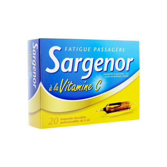 Sargenor Vitamine C Fatigue - 20 ampoules