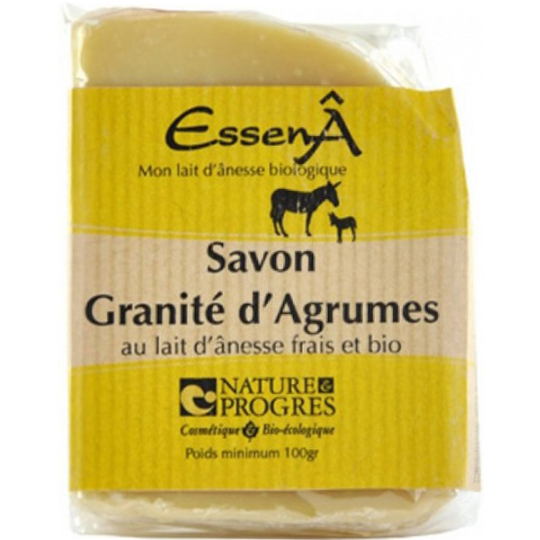 Savon Granité d'Agrumes au Lait d'Anesse Frais & Bio - 100 g