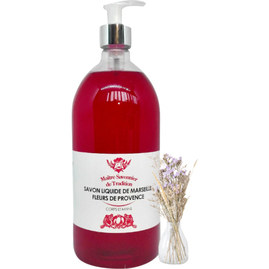 Savon Liquide de Marseille Fleur de Provence - 1 litre