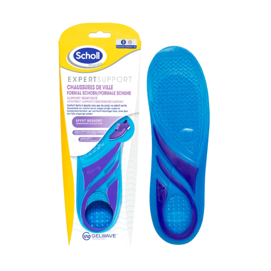 Scholl Expert Support Semelles chaussures de ville taille S 35,5-40,5 — confort et absorption des chocs au quotidien