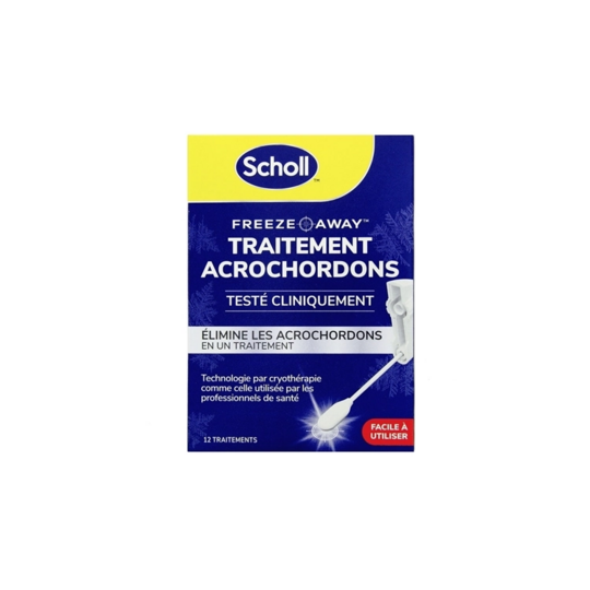 Scholl Traitement acrochordons freeze cryothérapie — 12 traitements applicateurs de précision
