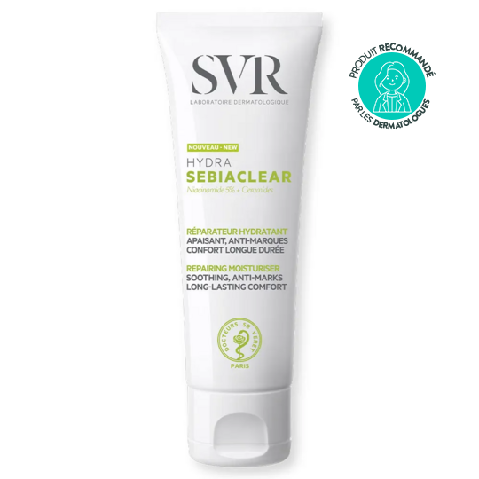 SVR Sebiaclear Hydra Soin Réparateur apaisant niacinamide 40 ml
