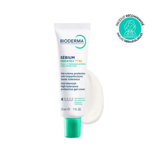 Bioderma Sébium Kerato+ SPF30 30 ml —  gel-crème protecteur anti-imperfections