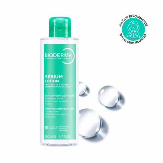 Bioderma Sébium Lotion Soin Purifiant 200ml peau grasse et imperfections