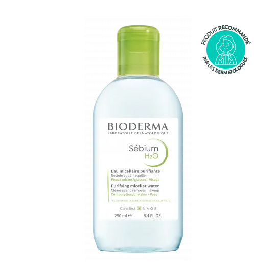 Bioderma Sébium H2O Eau Micellaire Peaux Grasses 250 ml